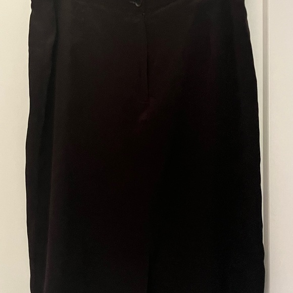 Vintage 💯 Silk Classic Tailored Staple Pencil  Skirt - Picture 4 of 6
